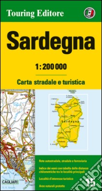 Sardegna 1:200.000. Carta stradale e turistica. Ediz. multilingue libro