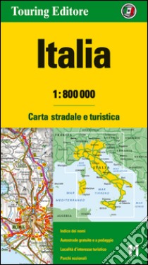 Italia 1:800.000. Carta stradale e turistica. Ediz. multilingue libro