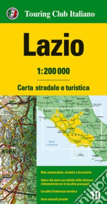 Lazio 1:200.000. Carta stradale e turistica. Ediz. multilingue libro