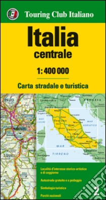 Italia centrale 1:400.000. Carta stradale e turistica libro