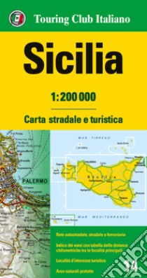 Sicilia 1:200.000. Carta stradale e turistica libro