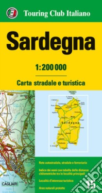 Sardegna 1:200.000. Carta stradale e turistica libro