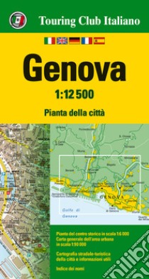 Genova 1:12.500. Ediz. multilingue libro