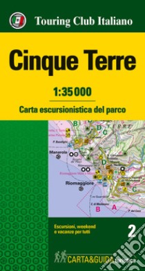 Cinque Terre. Carta escursionistica del parco. 1:35.000 libro