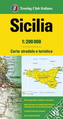 Sicilia 1:200.000. Carta stradale e turistica libro