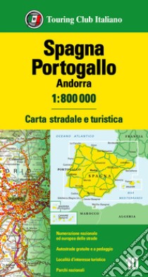 Spagna, Portogallo, Andorra 1:800.000. Carta stradale e turistica libro