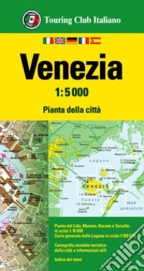 Venezia 1:5.000. Ediz. multilingue libro