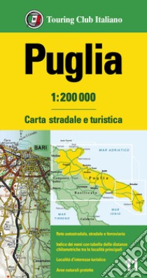 Puglia 1:200.000. Carta stradale e turistica libro