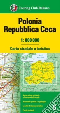 Polonia. Repubblica Ceca 1:800.000 libro