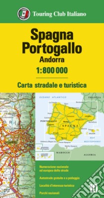 Spagna, Portogallo, Andorra 1:800.000. Carta stradale e turistica libro