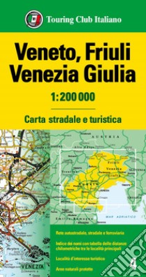 Veneto, Friuli Venezia Giulia 1:200.000 libro