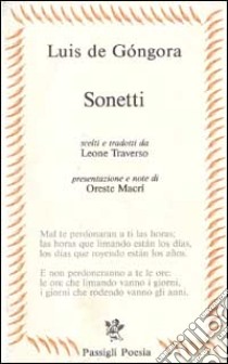 I sonetti libro di Góngora Luís de