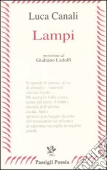 Lampi libro di Canali Luca