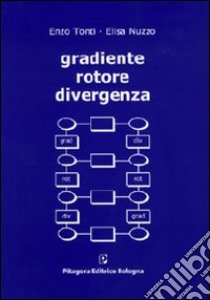 Gradiente, rotore, divergenza libro di Tonti Enzo; Nuzzo Elisa