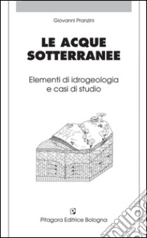 Le acque sotterranee. Elementi di idrogeologia e casi di studio libro di Pranzini Giovanni