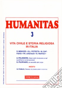 Vita civile e storia religiosa in Italia libro di Menozzi D. (cur.)