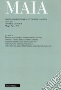 Maia. Rivista di letterature classiche (2019). Vol. 2: Il panegirico a Traiano di Plinio libro