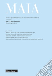 Maia. Rivista di letterature classiche (2021). Vol. 1 libro di Landolfi L. (cur.)