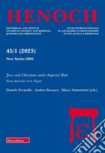 Henoch (2023). Vol. 45: Jews and christians under imperial rule libro