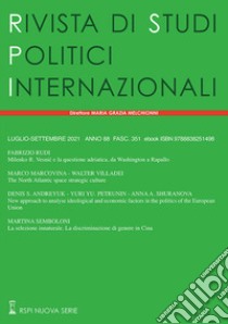 Rivista di studi politici internazionali (2021). Vol. 3 libro