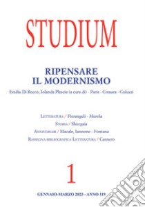 Studium (2023). Vol. 1: Ripensare il modernismo libro