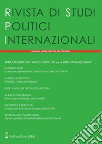 Rivista di studi politici internazionali (2024). Vol. 2 libro