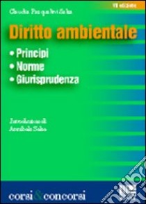 Diritto ambientale libro di Pasqualini Salsa Claudia