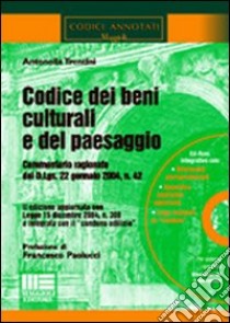 Codice dei beni culturali e del paesaggio libro di Trentini Antonella