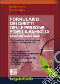 Formulario dei diritti delle persone libro di Nigro Benito - Nigro Lucilla