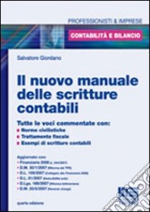 Il nuovo manuale delle scritture contabili libro di Giordano Salvatore