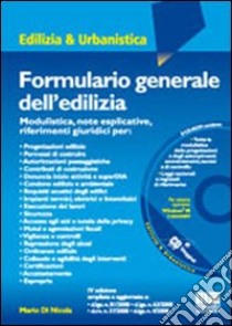 Formulario generale dell'edilizia libro di Di Nicola Mario