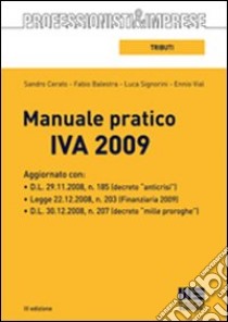 Manuale pratico IVA 2009 libro