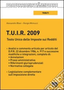 TUIR 2009 libro di Blasi Alessandro - Minnucci Giorgio