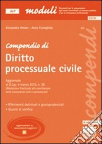 Compendio di diritto processuale civile libro di Amato Alessandra - Costagliola Anna