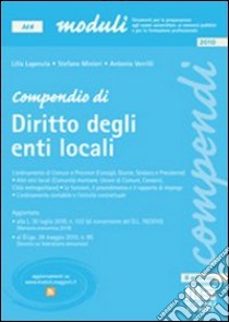 Compendio di diritto degli enti locali libro di Laperuta Lilla - Minieri Stefano - Verrilli Antonio