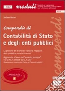 Compendio di contabilità di Stato e degli enti pubblici libro di Minieri Stefano