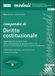 Compendio di diritto costituzionale libro di Solenne Diego - Verrilli Antonio