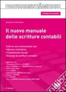 Il nuovo manuale delle scritture contabili libro di Giordano Salvatore