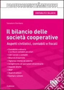 Il bilancio delle società cooperative libro di Giordano Salvatore