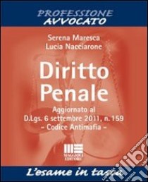 Diritto penale libro di Maresca Serena - Nacciarone Lucia