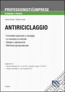 Antiriciclaggio libro di Lembo Massimo - Scialoja Antonio