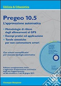 Pregeo 10.5. Con CD-ROM libro di Mangione Giuseppe