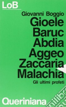 Gioele Baruc Abdia Aggeo Zaccaria Malachia. Gli ultimi profeti libro di Boggio Giovanni