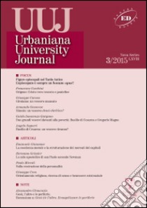 Urbaniana University Journal. Euntes Docete (2015). Vol. 3: Focus: figure episcopali nel tardo antico. L'episcopato è sempre un bonus opus? libro