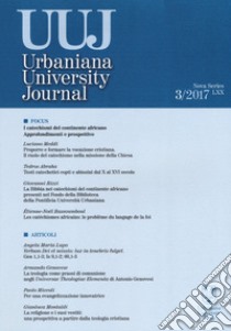 Urbaniana University Journal. Euntes Docete (2017). Vol. 3: Focus: i catechismi del continente africano. Approfondimenti e prospettive libro