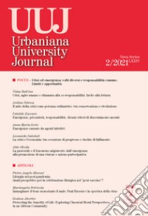 Urbaniana University Journal. Euntes Docete (2021). Vol. 2: Focus. Crisi ed emergenza: volti diversi e responsabilità comune. Limiti e opportunità libro di Balcius Vidas; Iorio Anna Maria; Ndreca Ardian