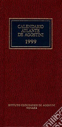 Calendario atlante De Agostini 1999 libro