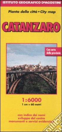 Catanzaro 1:6 000. Ediz. multilingue libro