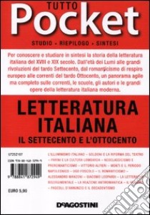 Tutto letteratura italiana. Il Settecento e l'Ottocento libro