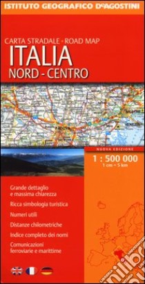 Italia. Nord-centro 1:500.000 libro